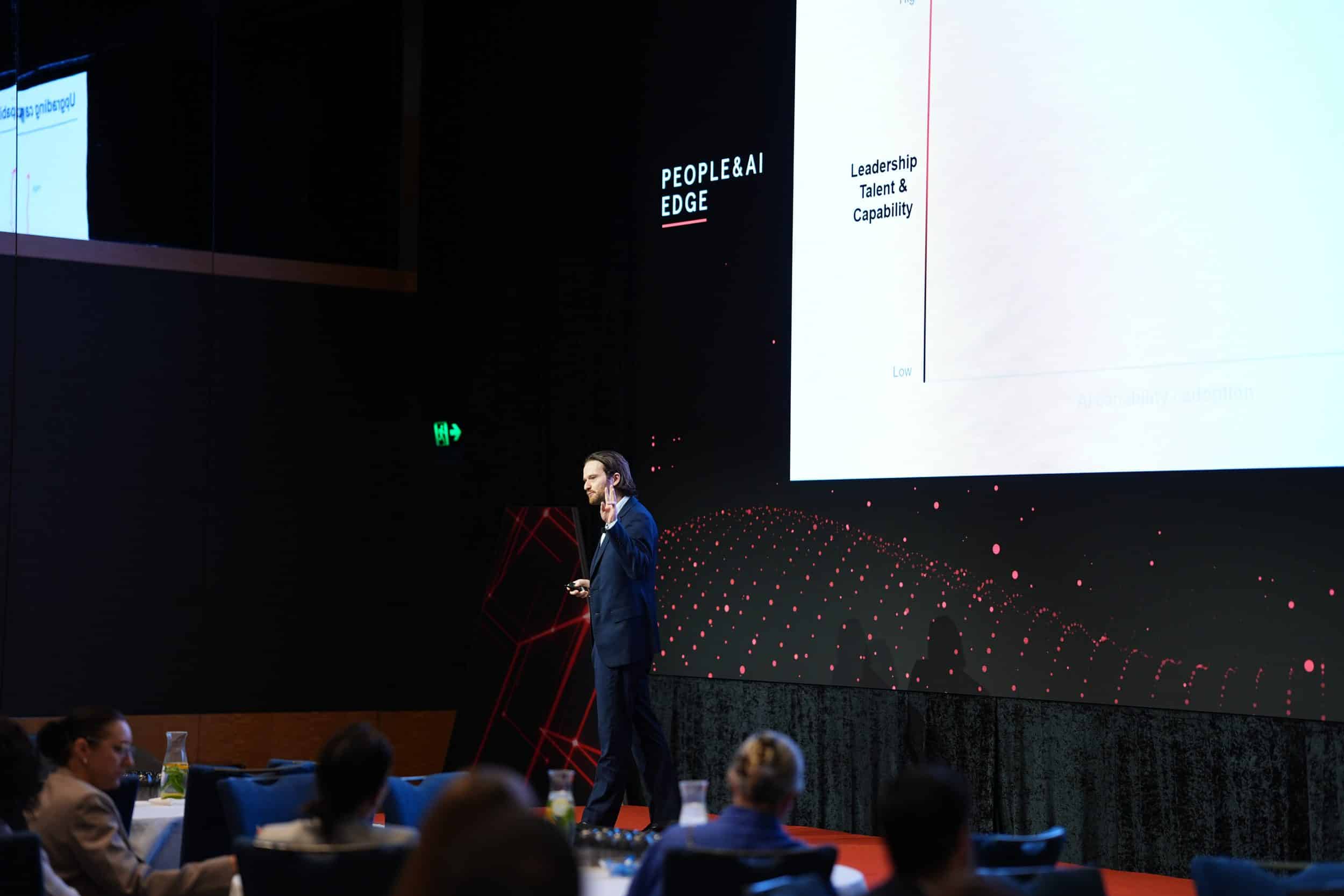 Joey Meynink, ADAPT Head of Strategy, at People & AI Edge on the AI leadership velocity gap.